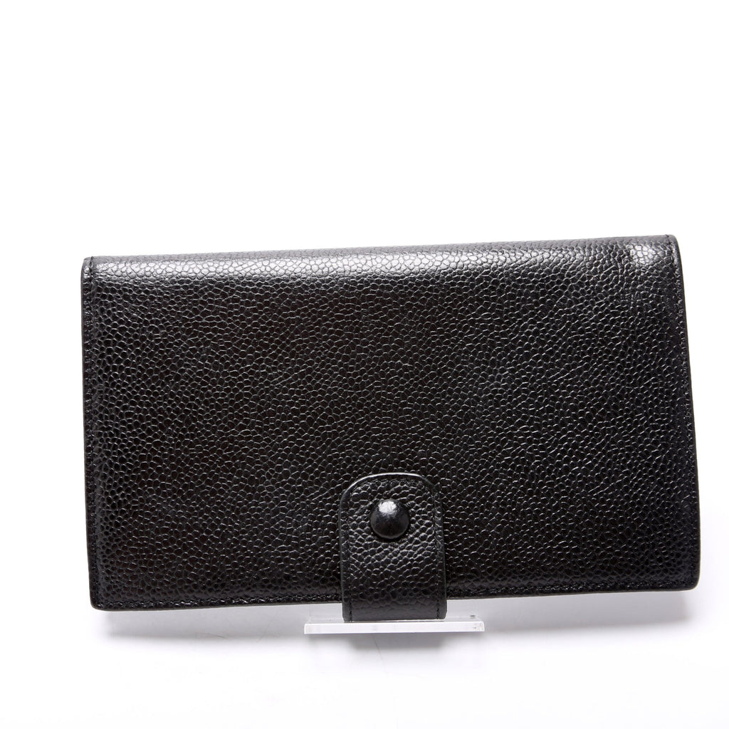 Timeless CC French Wallet Caviar 3M Black