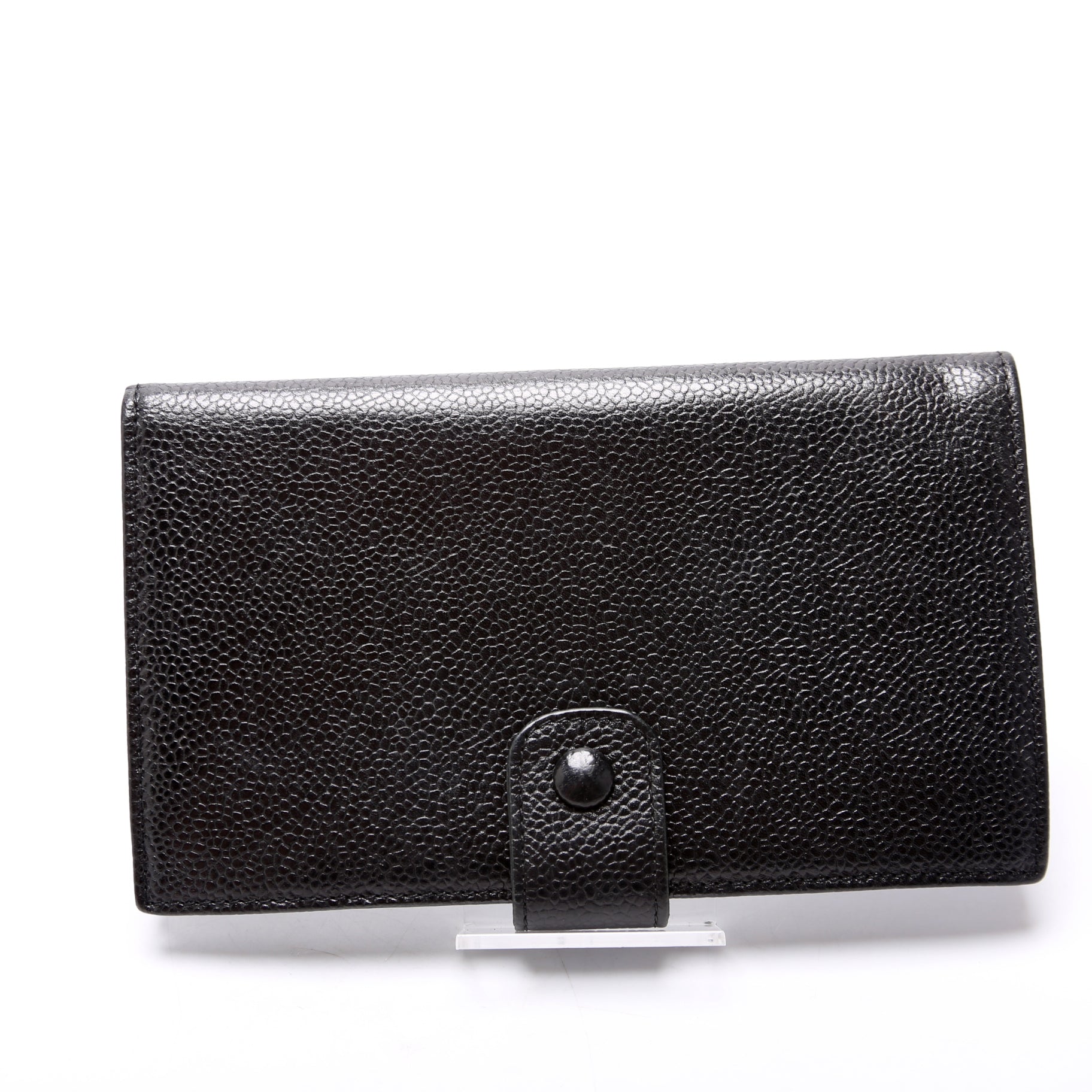 Timeless CC French Wallet Caviar 3M Black