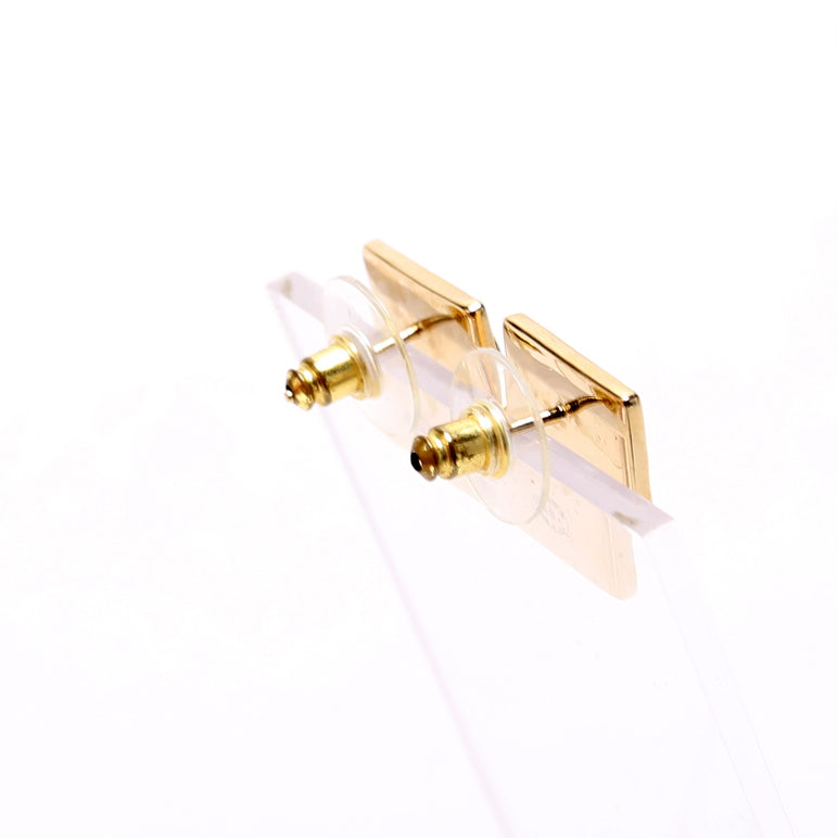 CC Enamel Square Studs