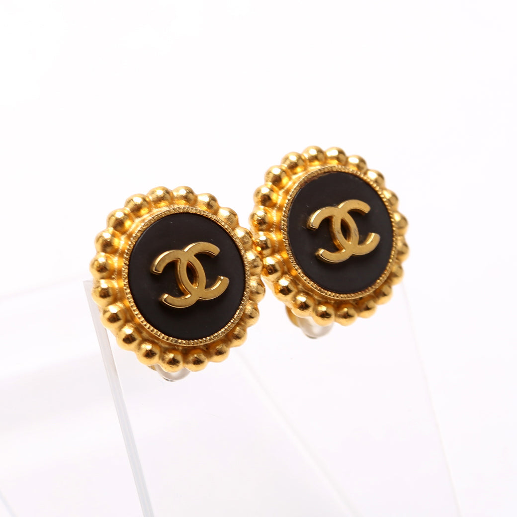Resin CC Clip-On Earrings