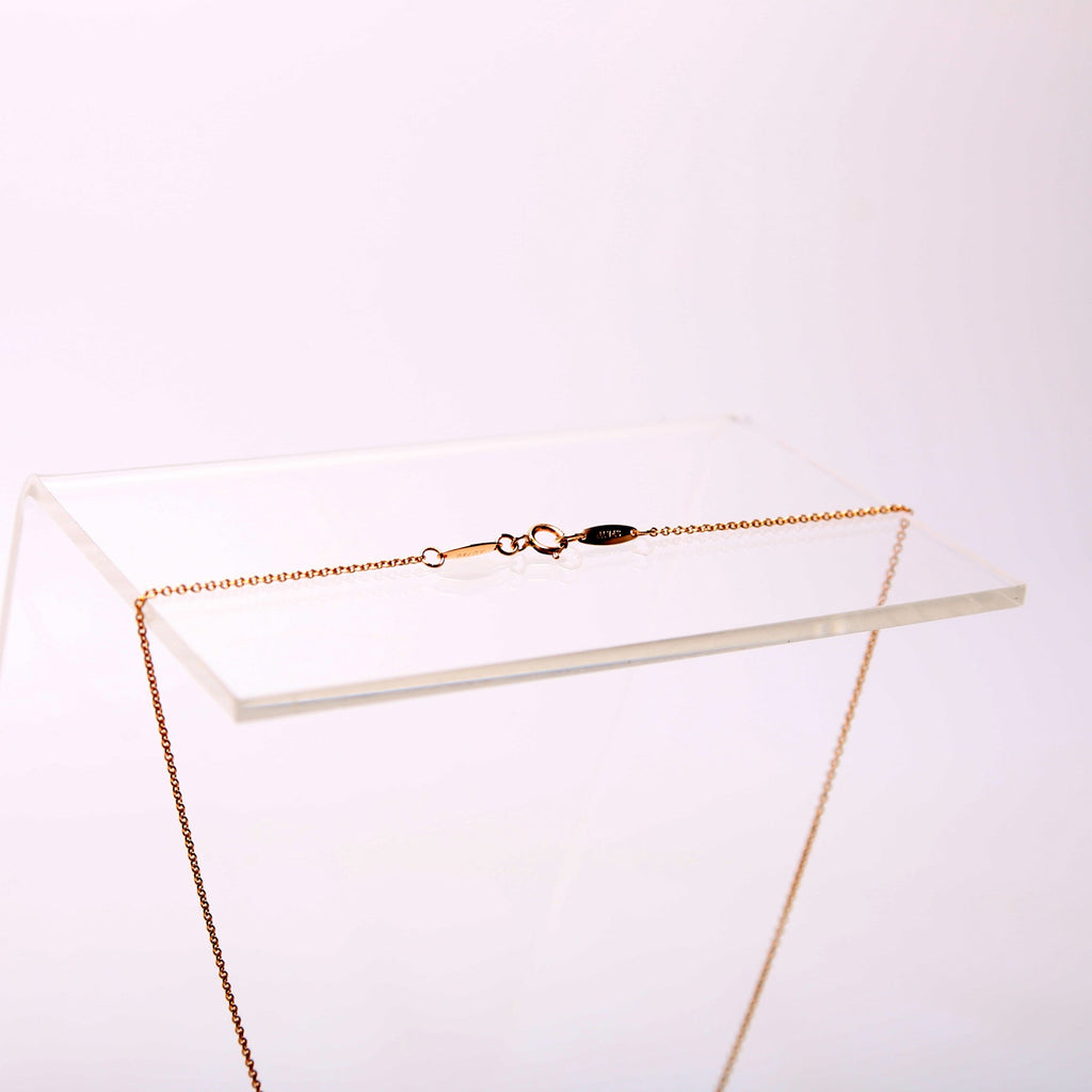 Elsa Peretti Single Diamond By the Yard Necklace 750