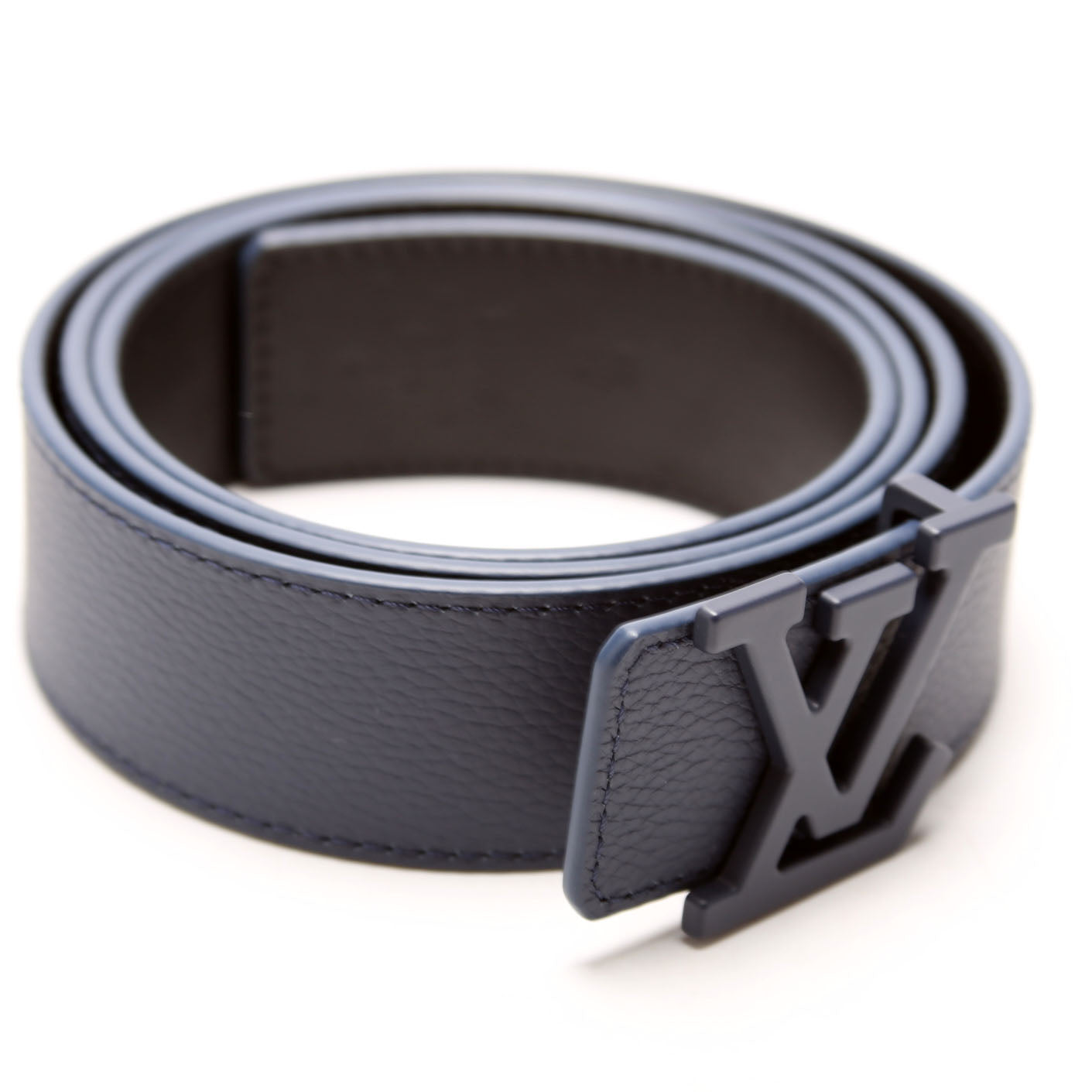 LV Aerogram 35MM Reversible Belt Size 95/38 Black/Blue