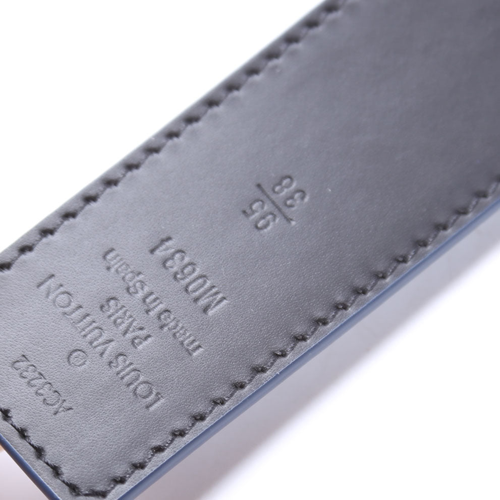 LV Aerogram 35MM Reversible Belt Size 95/38 Black/Blue