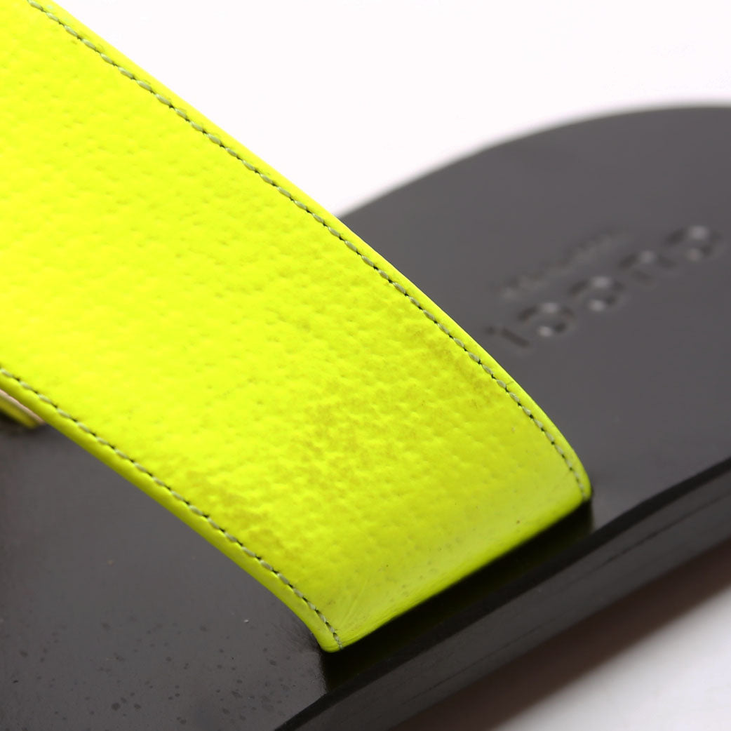 GG Marmont T-Strap Sandals Size 38 Yellow