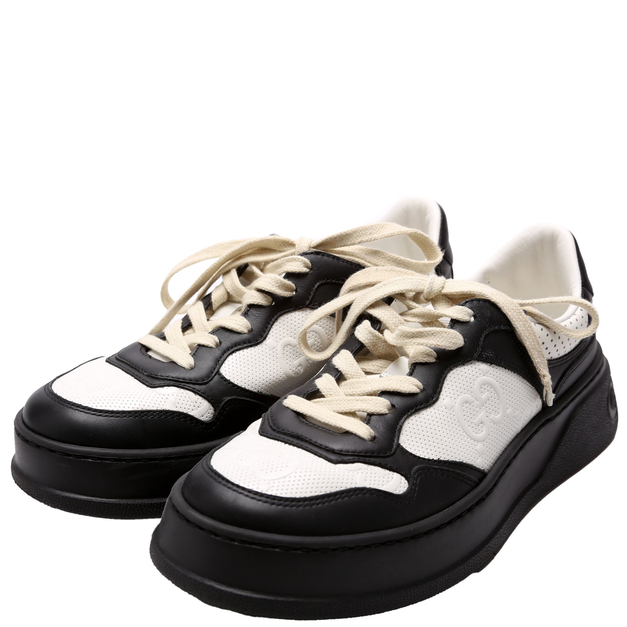 GG Chunky Leather Sneakers Size 38