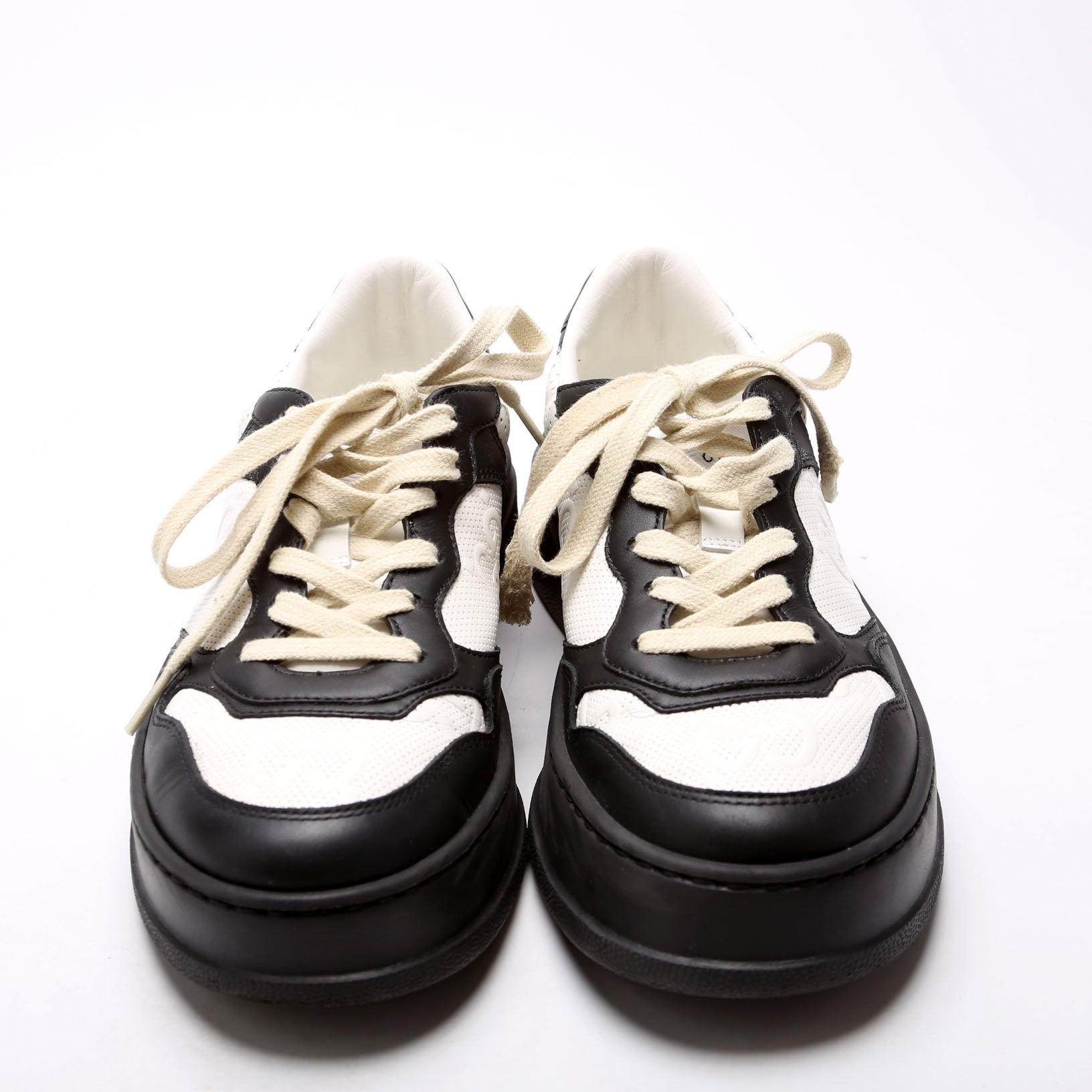 GG Chunky Leather Sneakers Size 38
