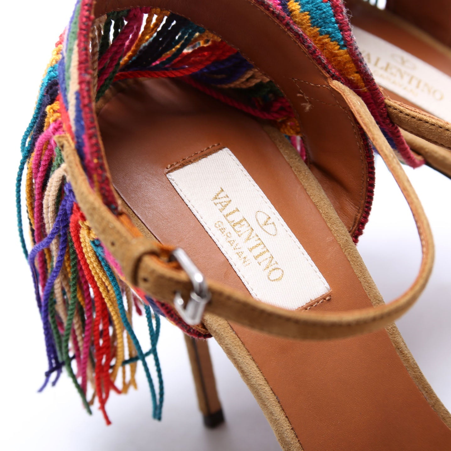 Rockstud Rolling Fringe Sandals Size 38.5