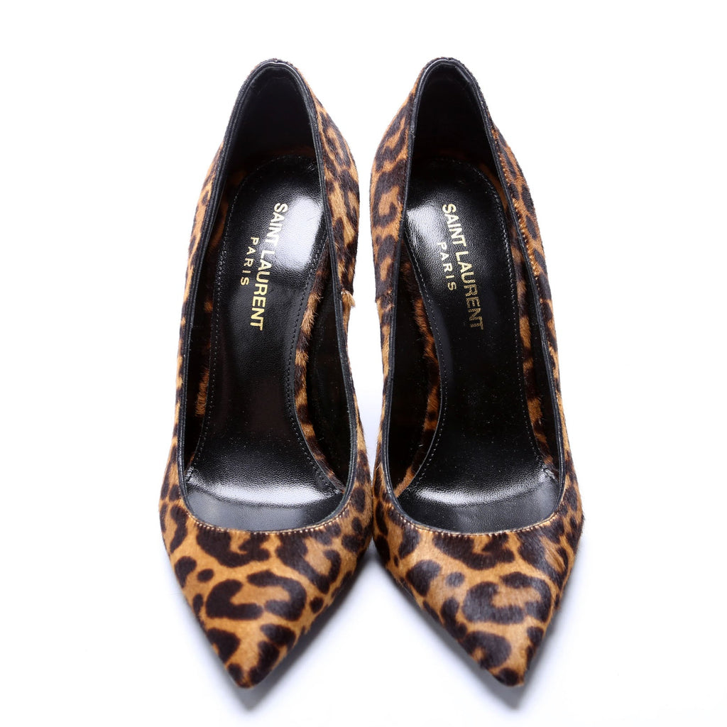 SAINT LAURENT Opyum Pony Hair Heels Size 36