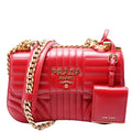 Diagramme Curved Flap Calfskin Red
