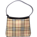 House Check Coated Canvas Hobo Black/Beige