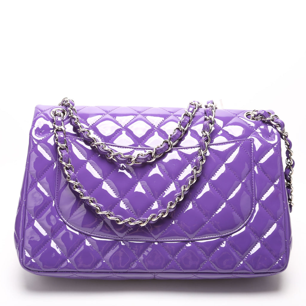 Classic Flap Jumbo Patent 21M Purple
