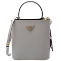 1BA212 Saffiano Cuir Medium Panier Bag Grey