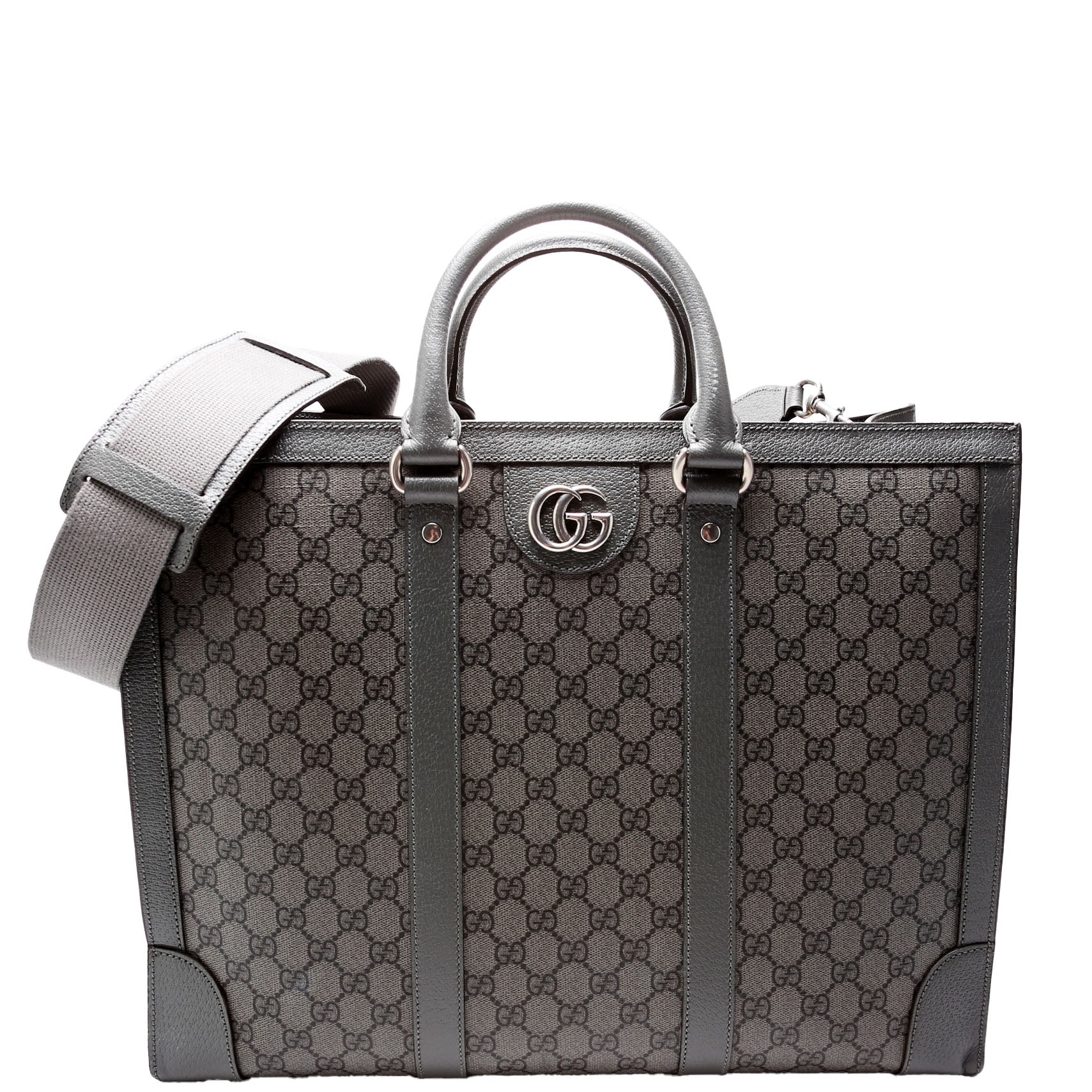 724665 GG Supreme Ophidia Large Tote Bag Grey
