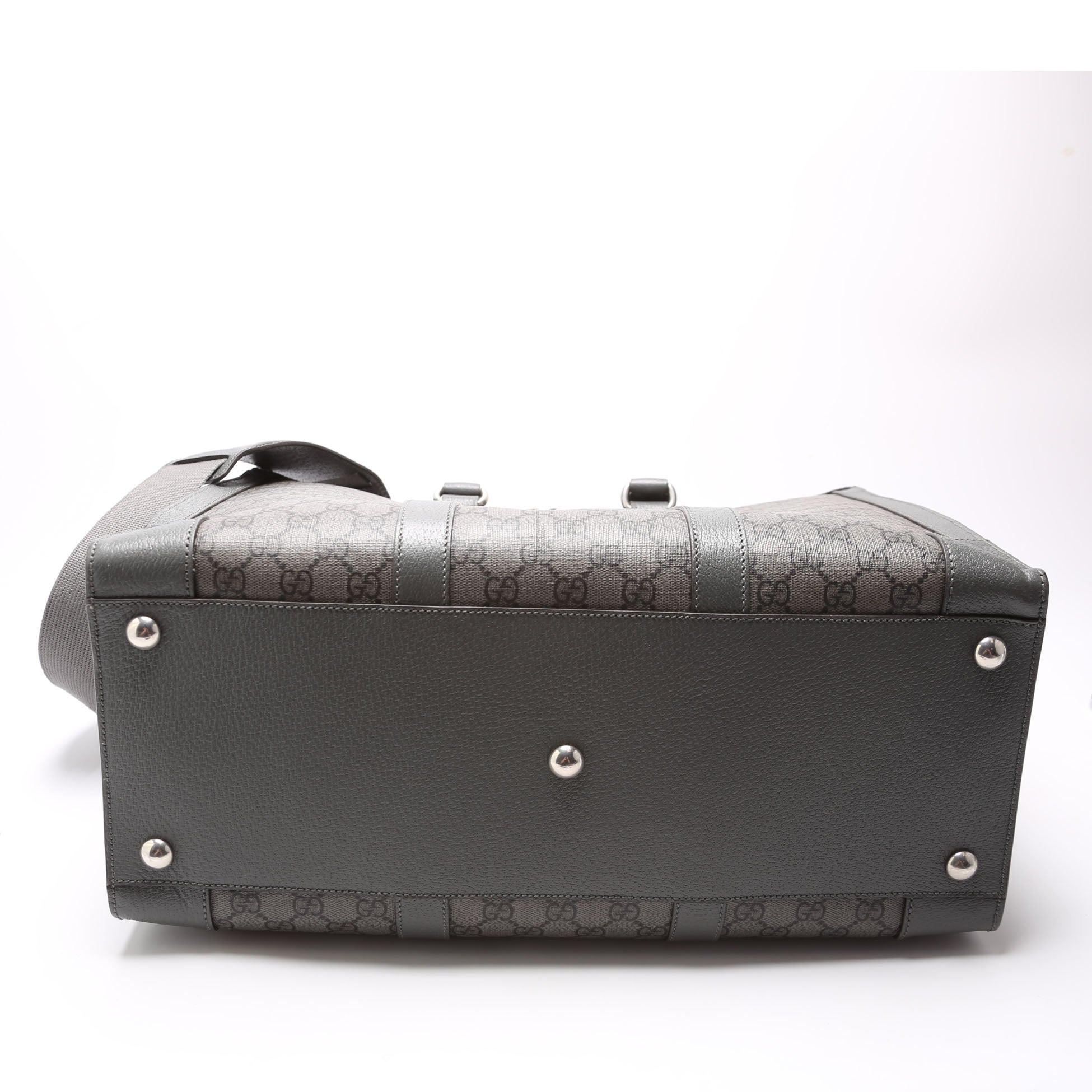 724665 GG Supreme Ophidia Large Tote Bag Grey