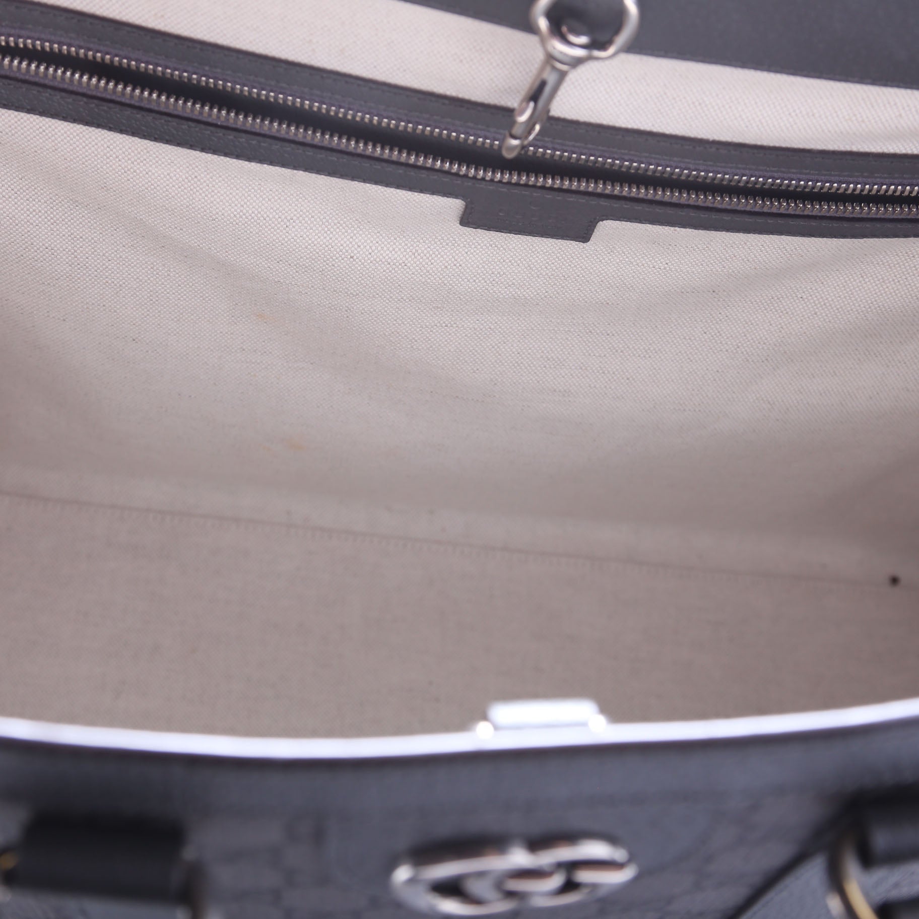724665 GG Supreme Ophidia Large Tote Bag Grey