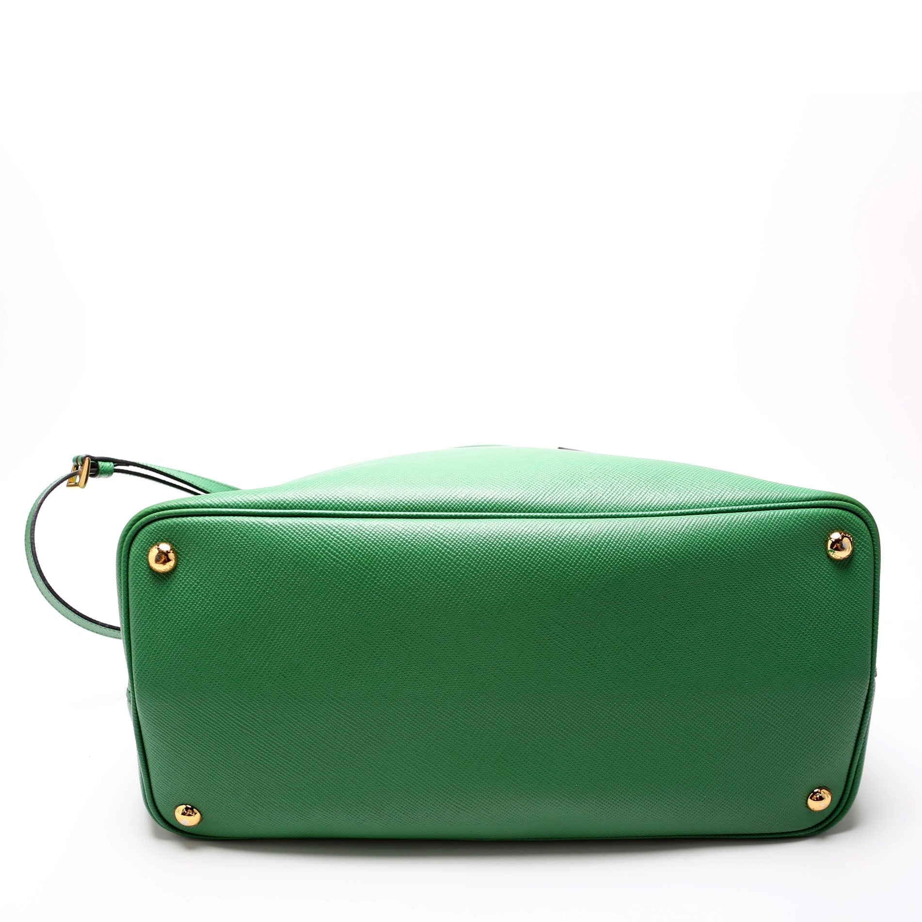 Saffiano Cuir Double Large Green
