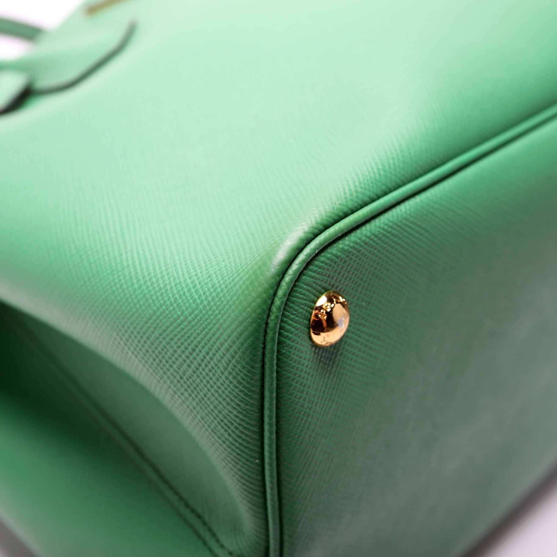 Saffiano Cuir Double Large Green