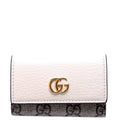 Gucci 456118 Marmont Key Case Cream