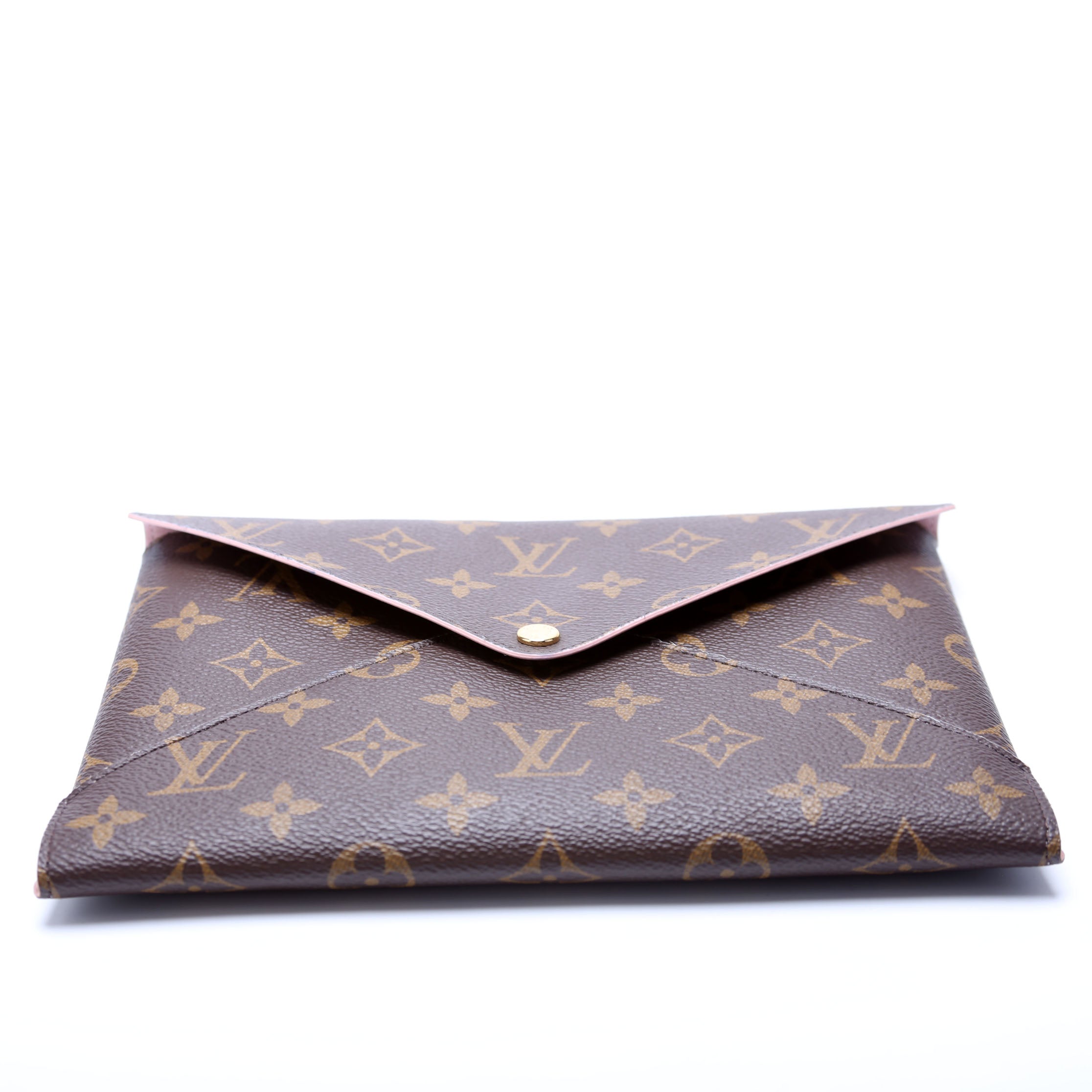 Kirigami Pouch Large Monogram Pink