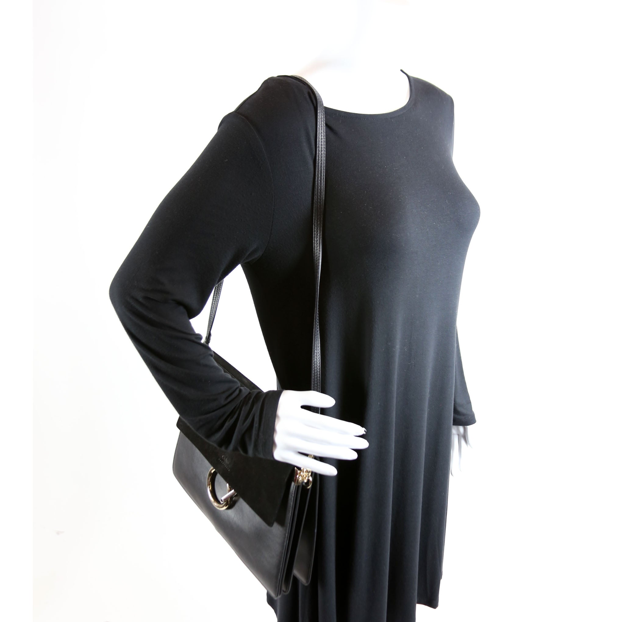 Faye Shoulder Bag Medium Black