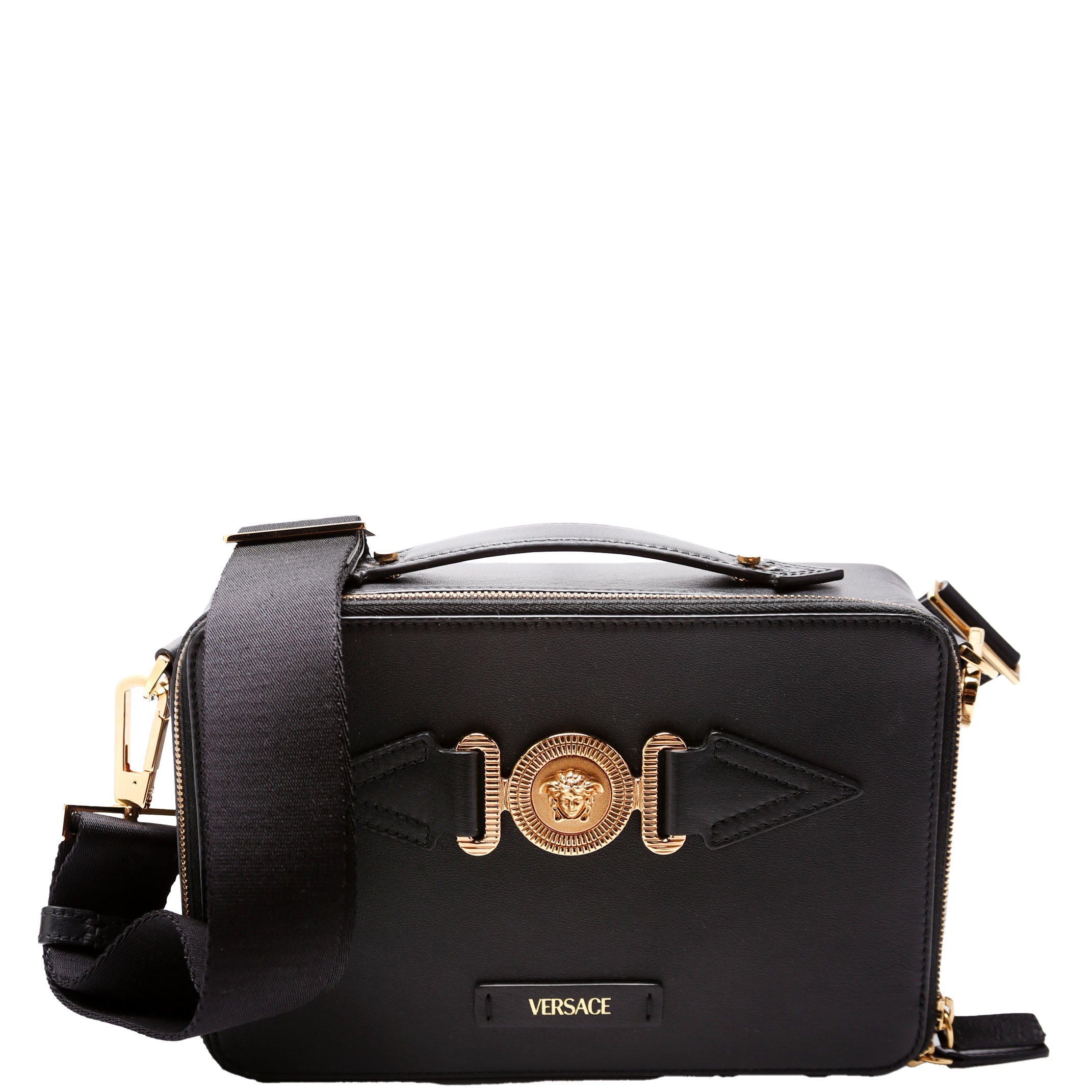 Biggie Top Handle Messenger Black