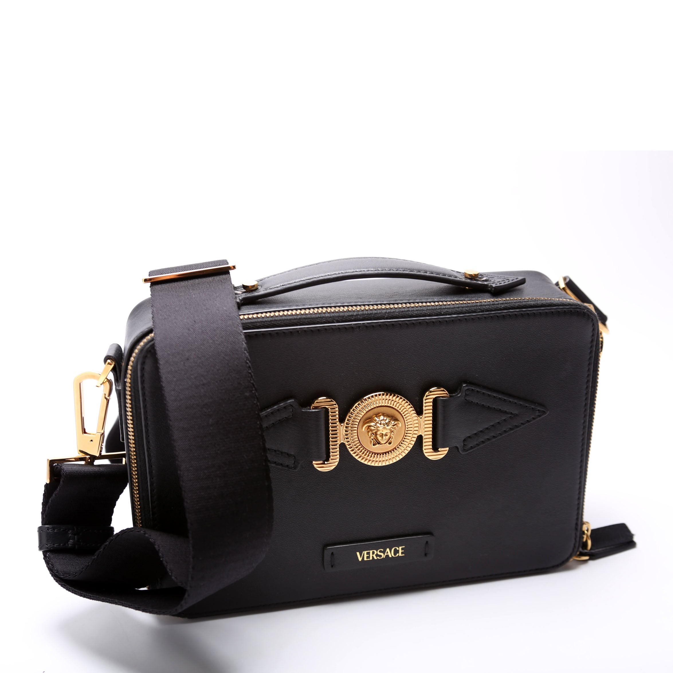 Biggie Top Handle Messenger Black