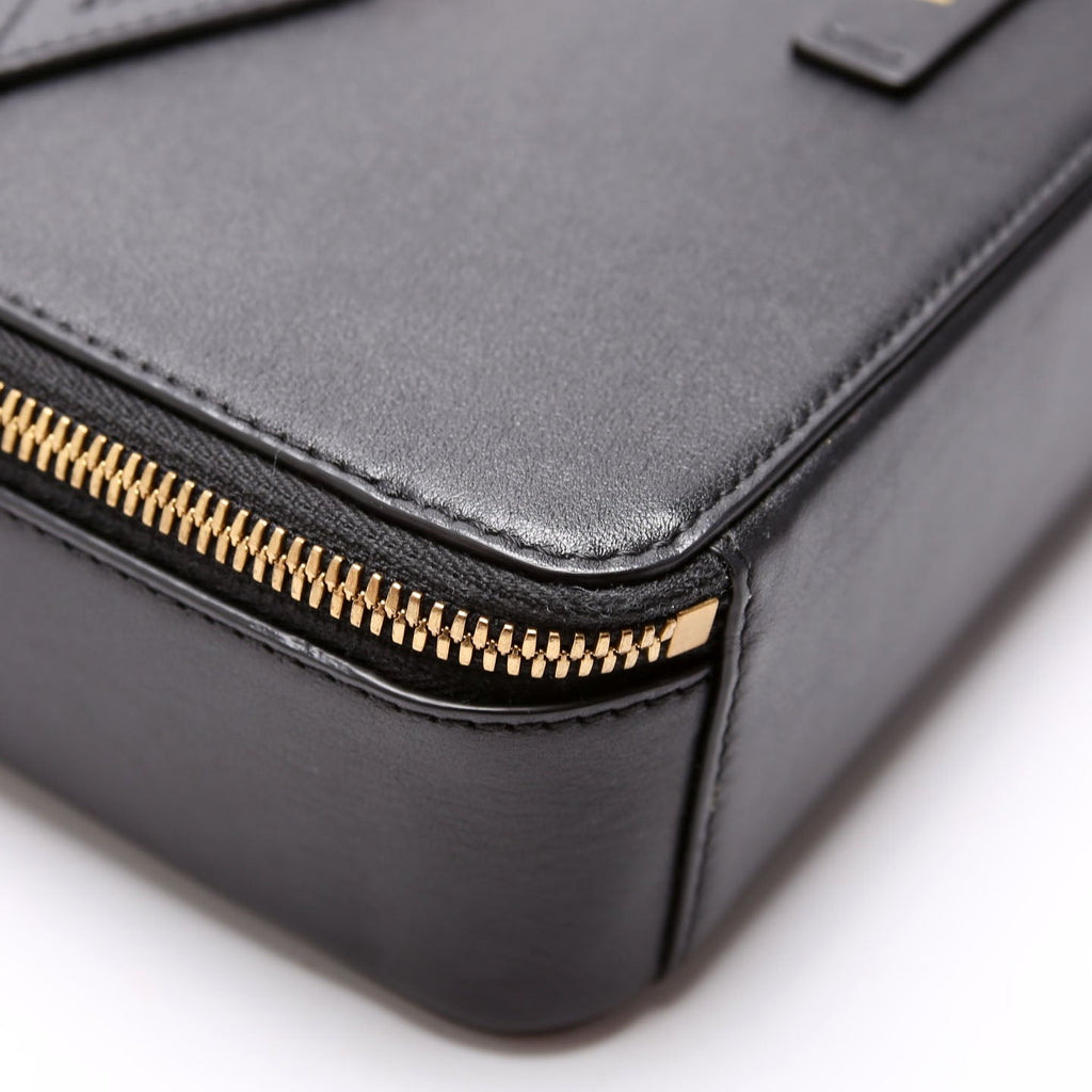 Biggie Top Handle Messenger Black