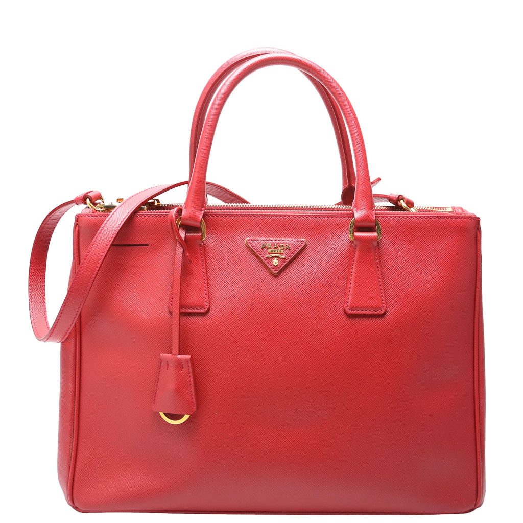 Saffiano Galleria Large Red