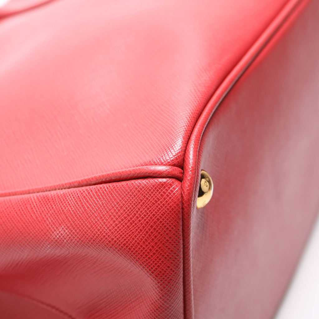 Saffiano Galleria Large Red