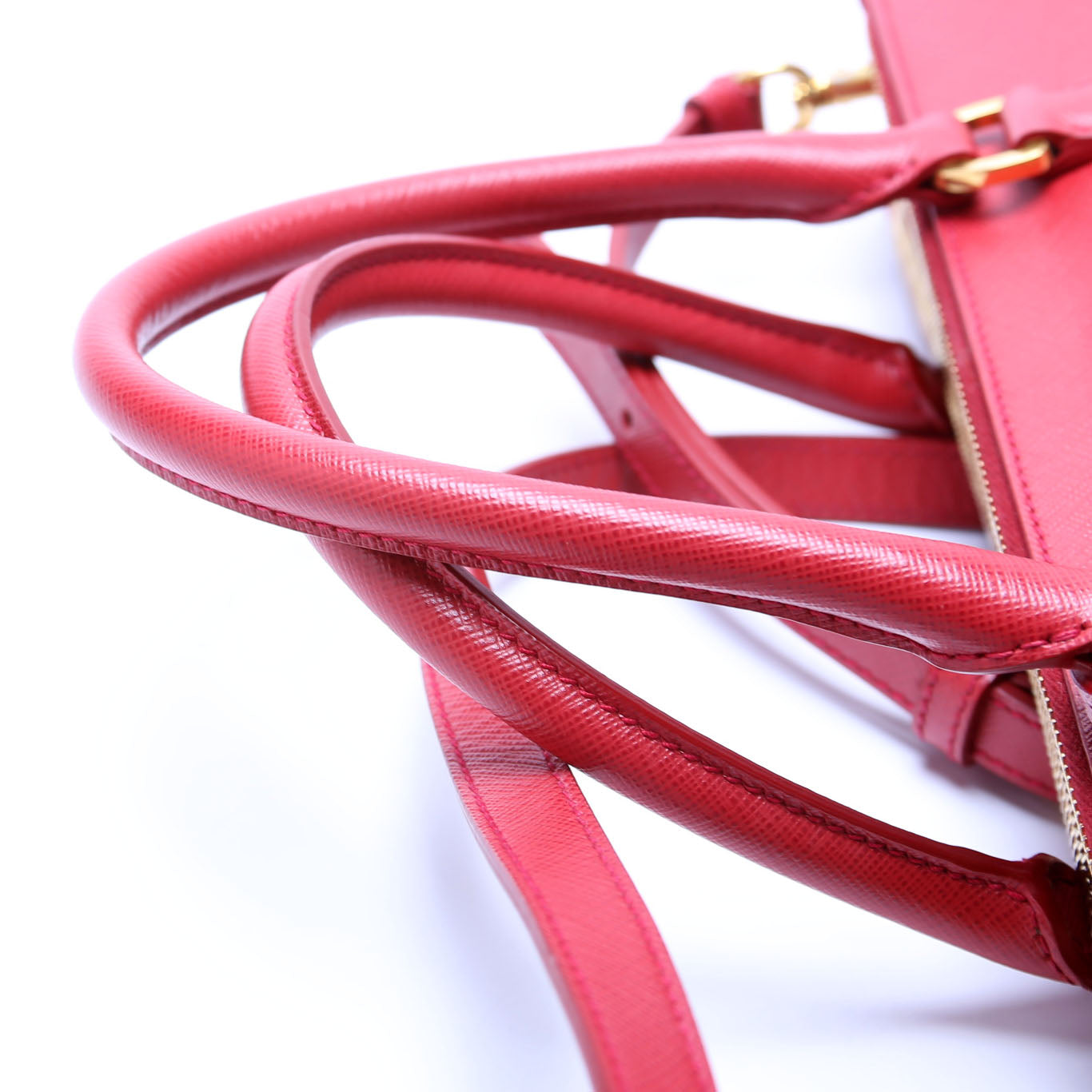 Saffiano Galleria Large Red