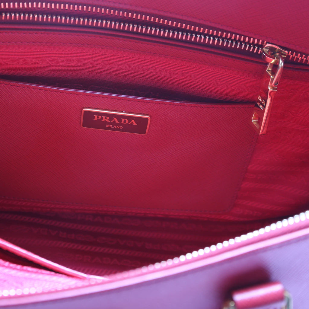Saffiano Galleria Large Red