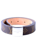 Sqaure Logo 30MM Monogram Belt Size 95/38