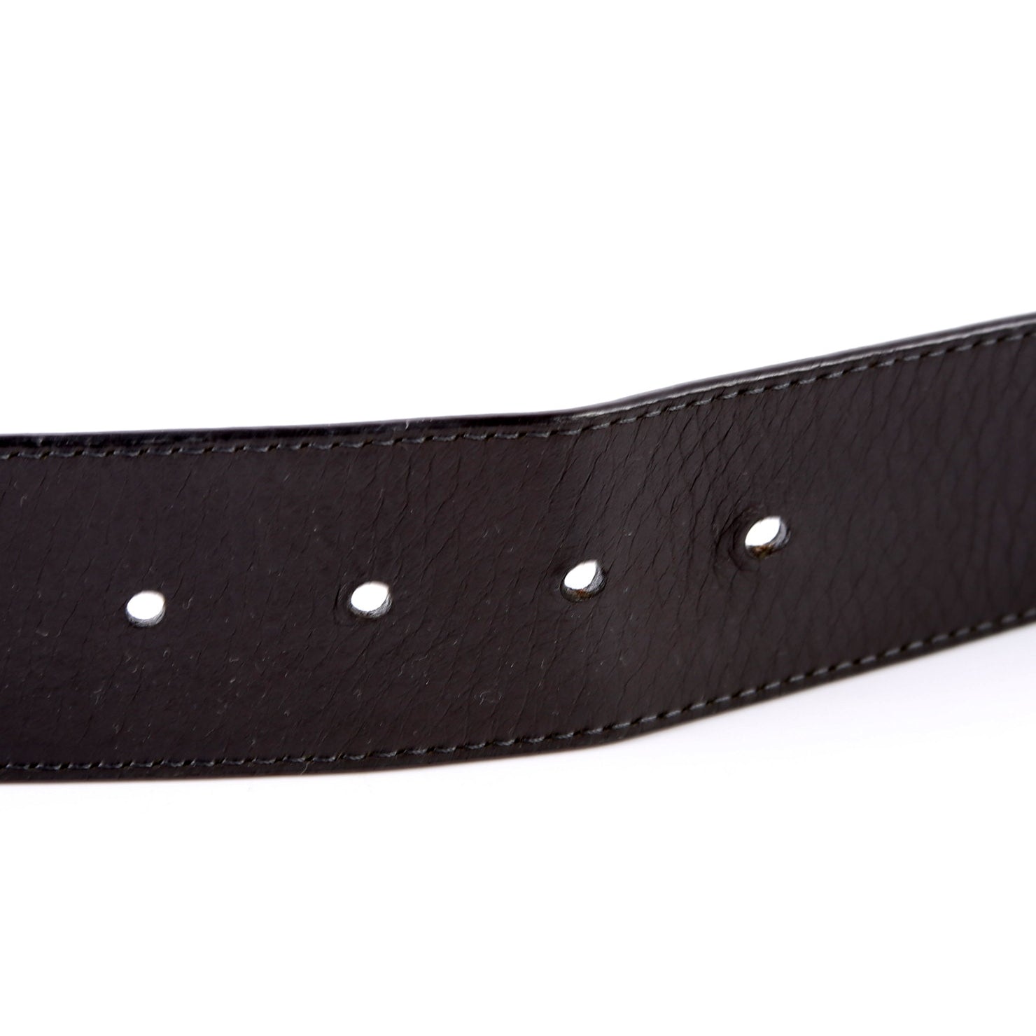 LV Optic 40MM Reversible Leather Belt Size 90/36 Black