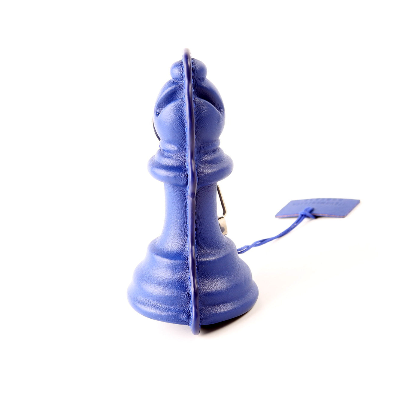 Leather Chess Charm Blue