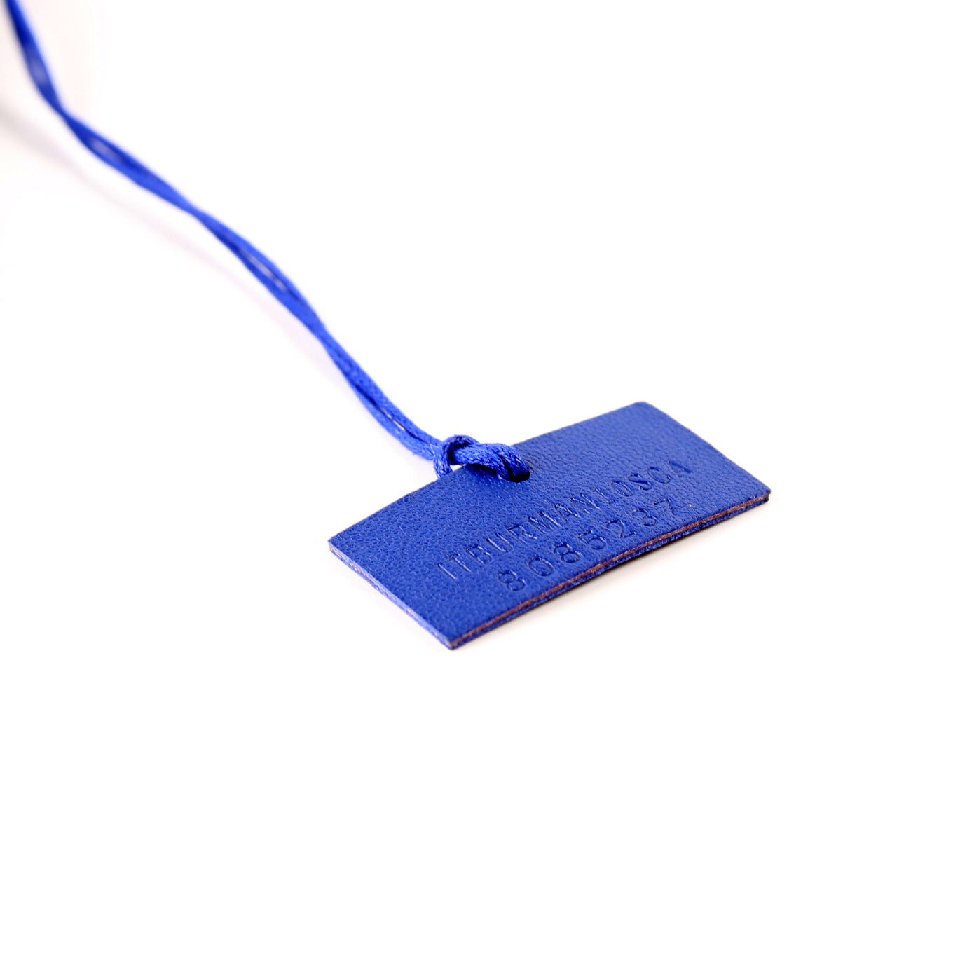 Leather Chess Charm Blue