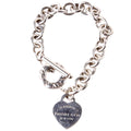 Toggle Heart Please Return To Bracelet 925