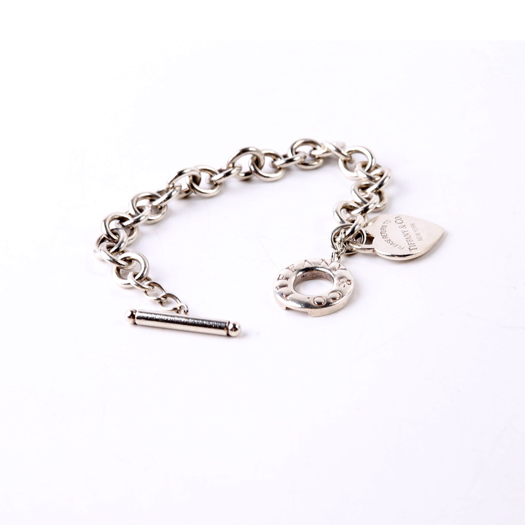 Toggle Heart Please Return To Bracelet 925