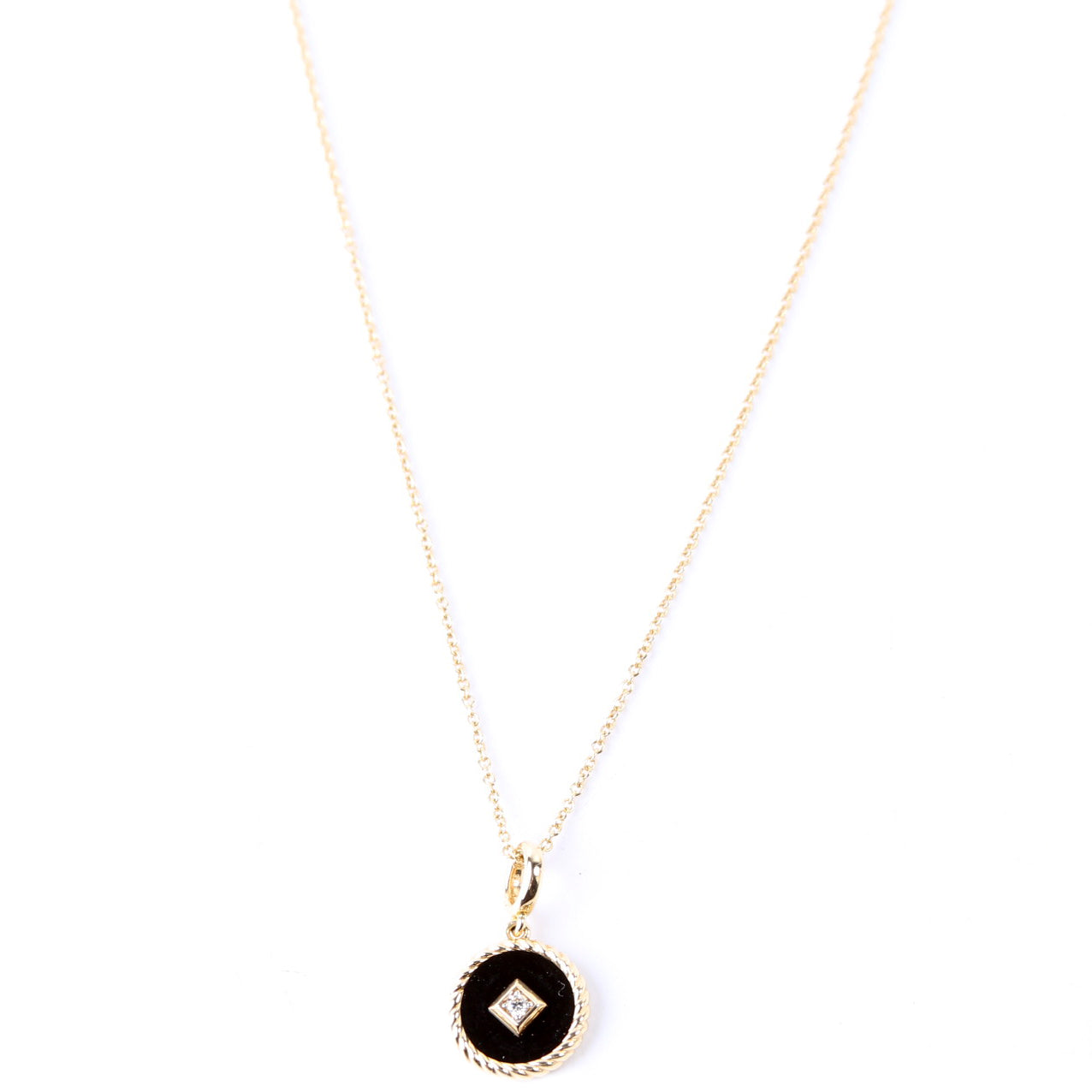 Cable Collectibles Enamel/Diamond Charm Necklace 750