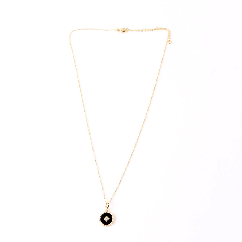 Cable Collectibles Enamel/Diamond Charm Necklace 750