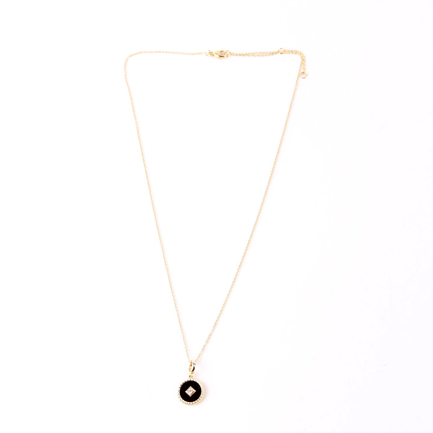 Cable Collectibles Enamel/Diamond Charm Necklace 750