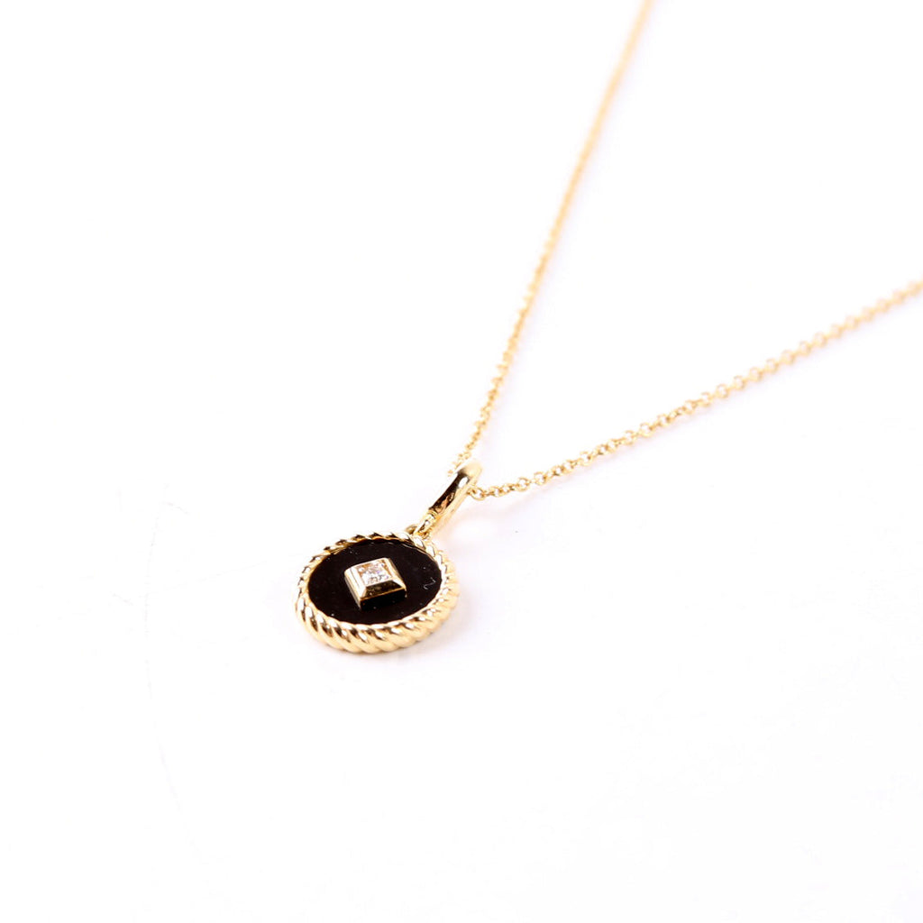 Cable Collectibles Enamel/Diamond Charm Necklace 750