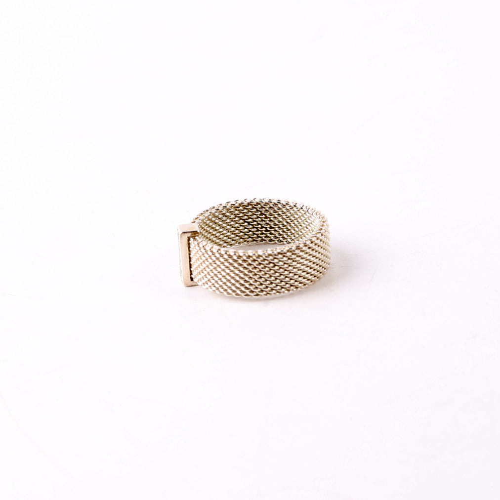 Somerset Diamond Mesh Ring Size 5.5 925