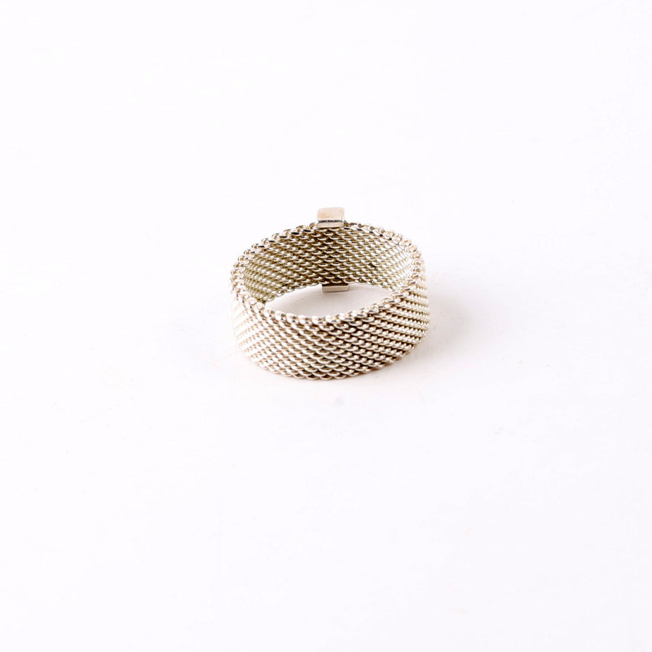 Somerset Diamond Mesh Ring Size 5.5 925