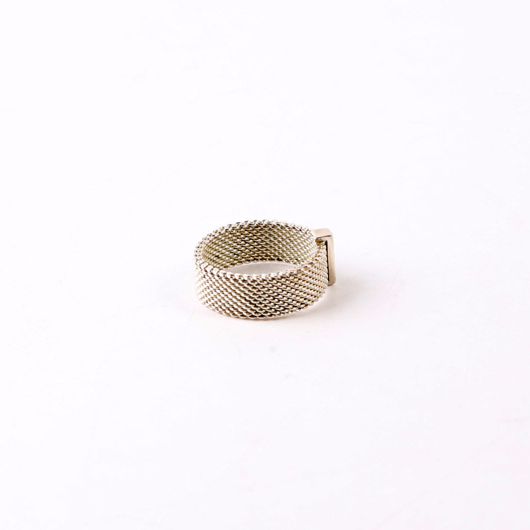 Somerset Diamond Mesh Ring Size 5.5 925