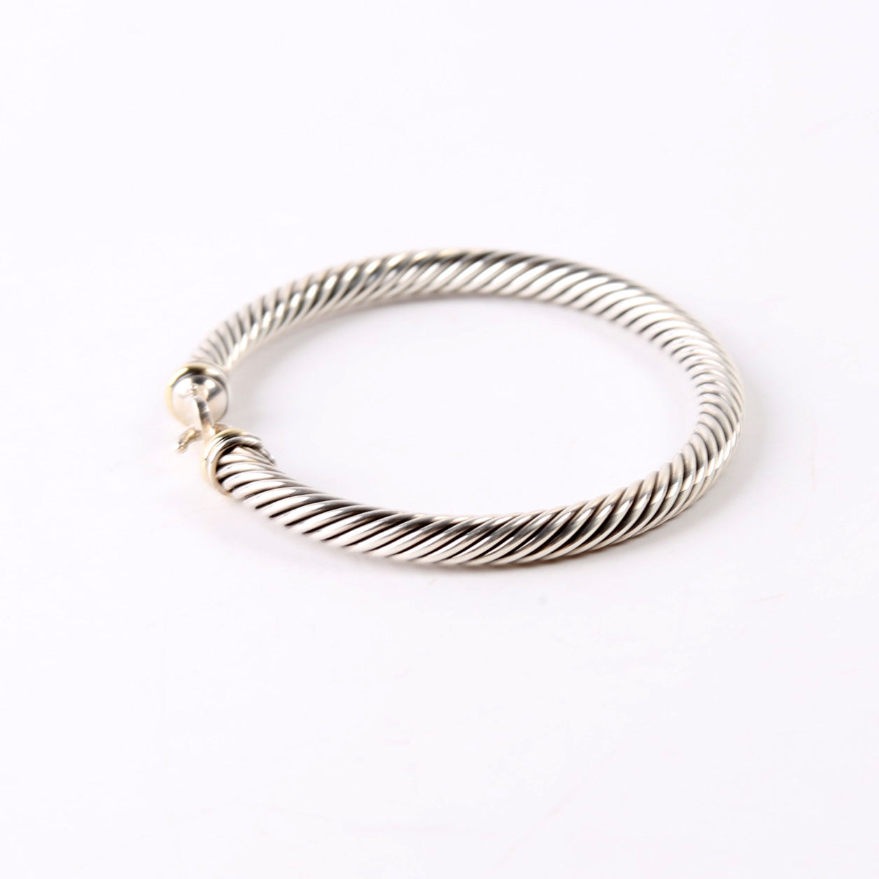 Classic Cable 5MM Buckle Bracelet 925/585