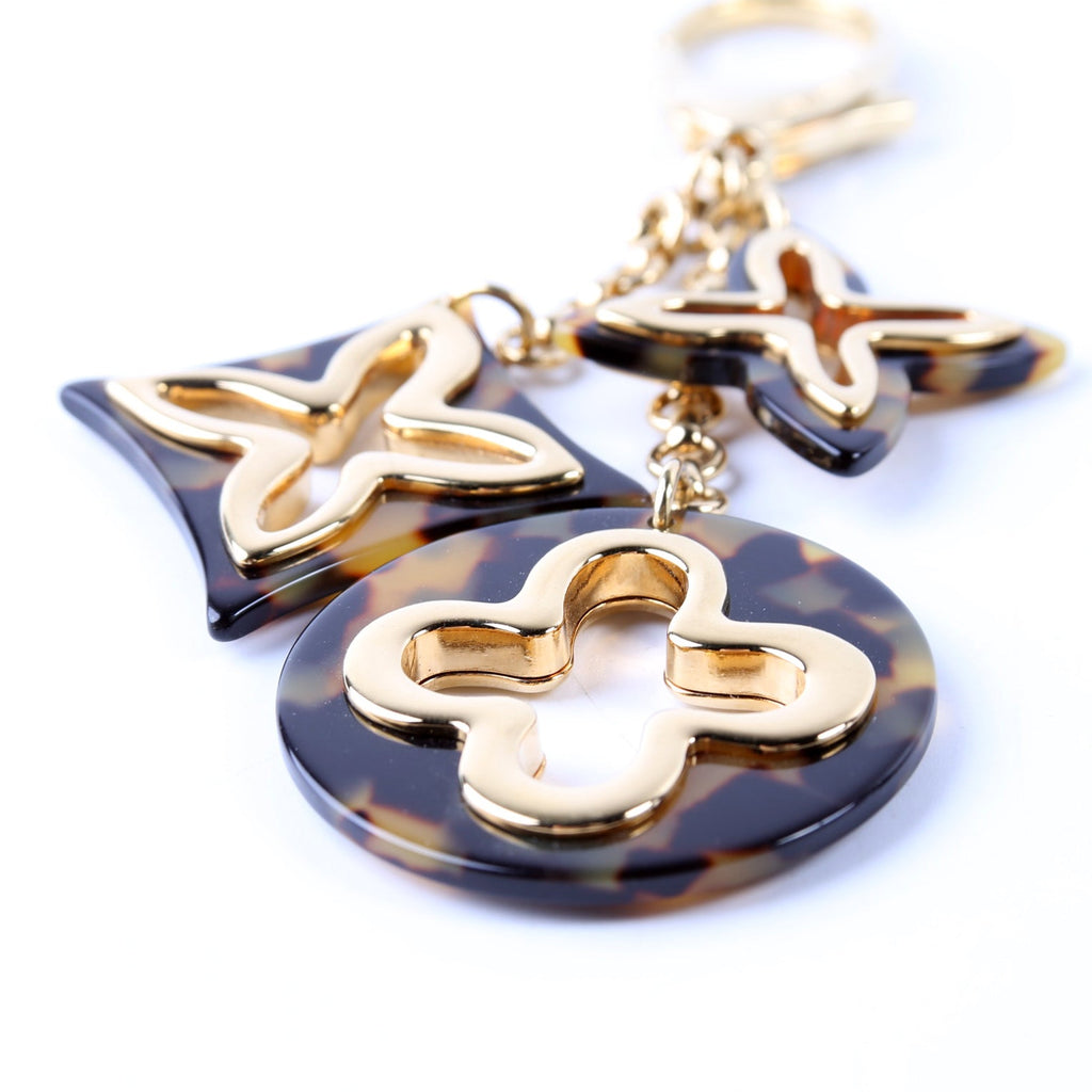 Insolence Bag Charm Brown/Gold