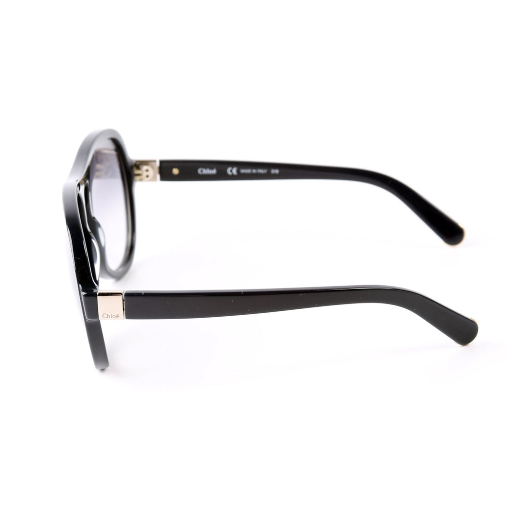 CE716S Oversized Pilot Sunglasses Black