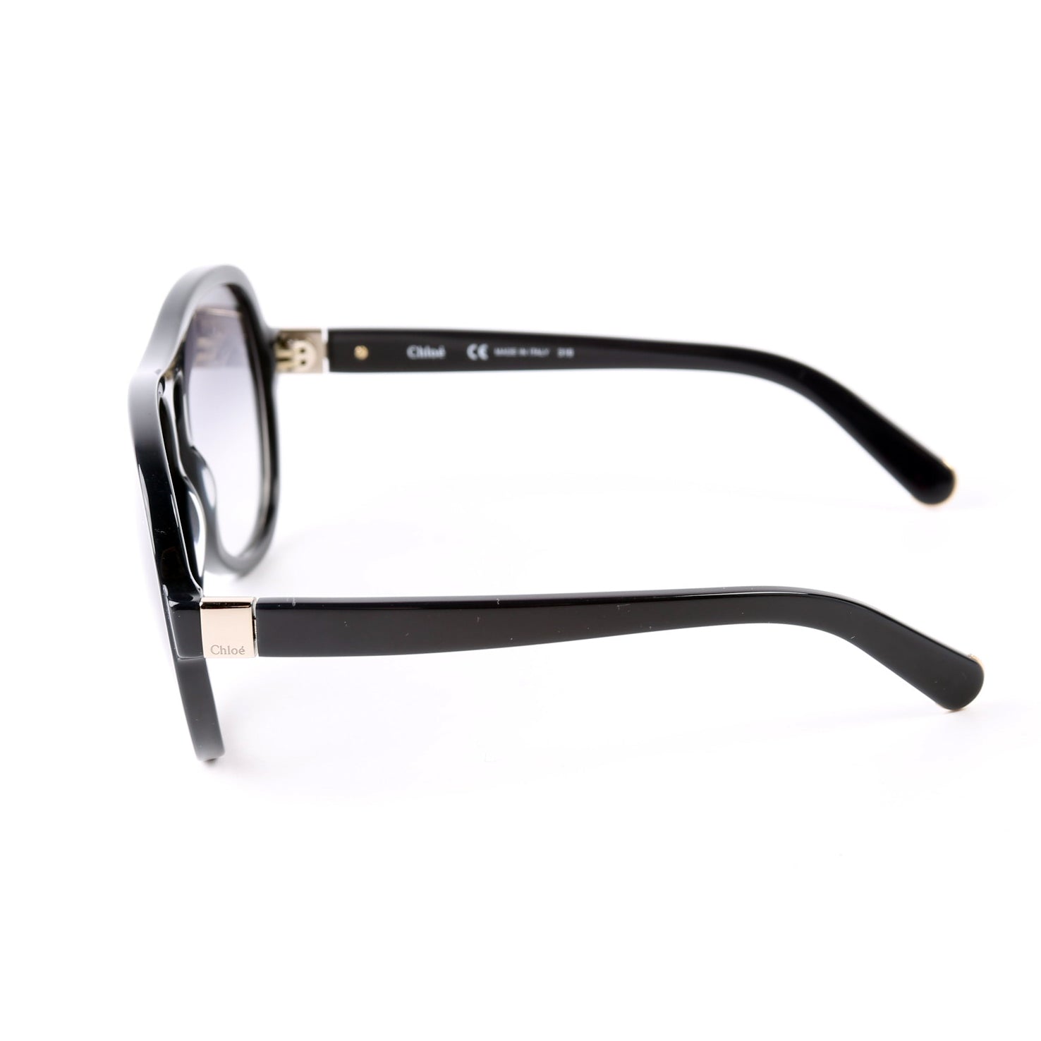 CE716S Oversized Pilot Sunglasses Black