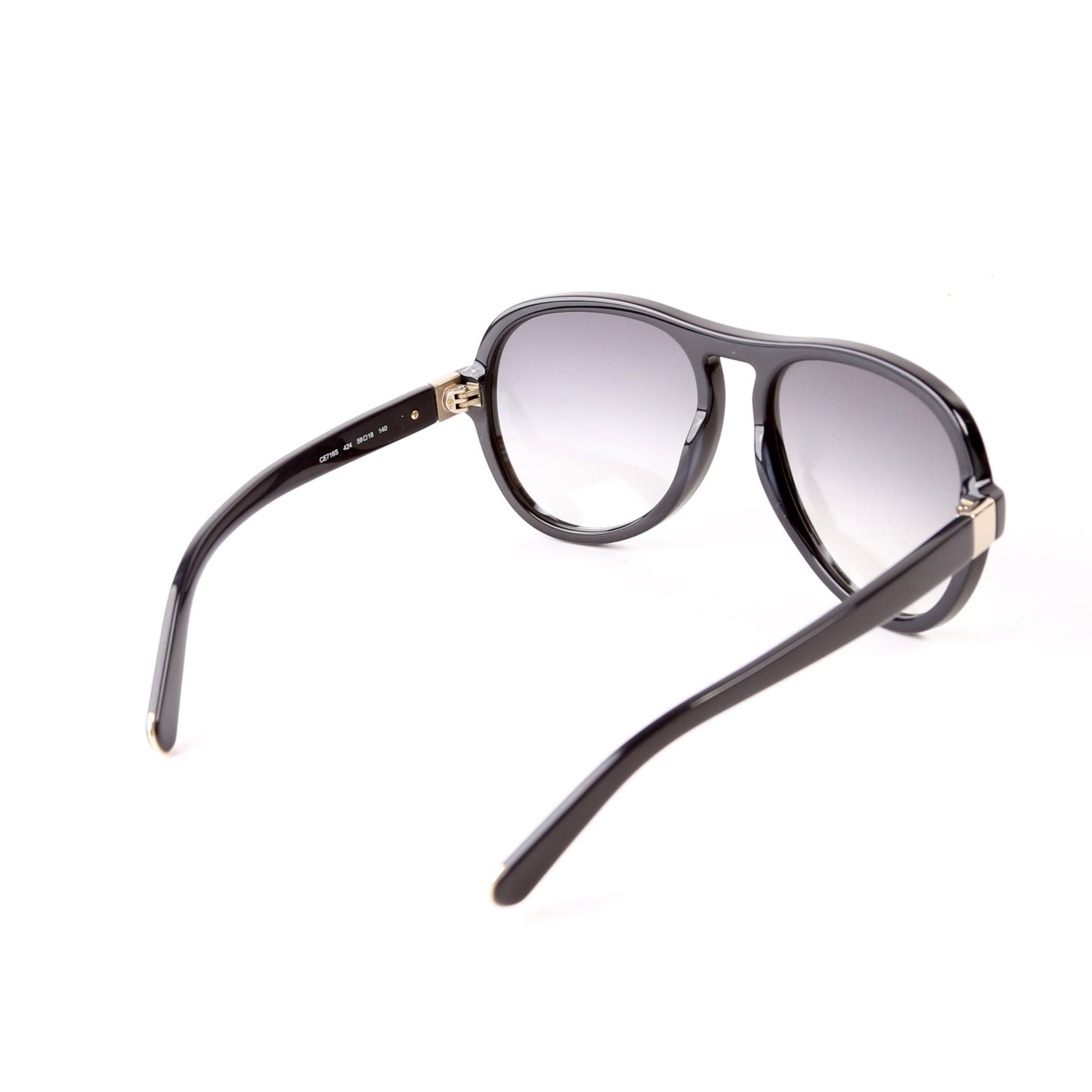 CE716S Oversized Pilot Sunglasses Black