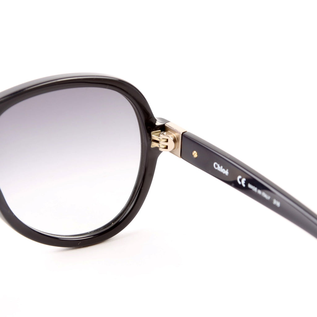 CE716S Oversized Pilot Sunglasses Black